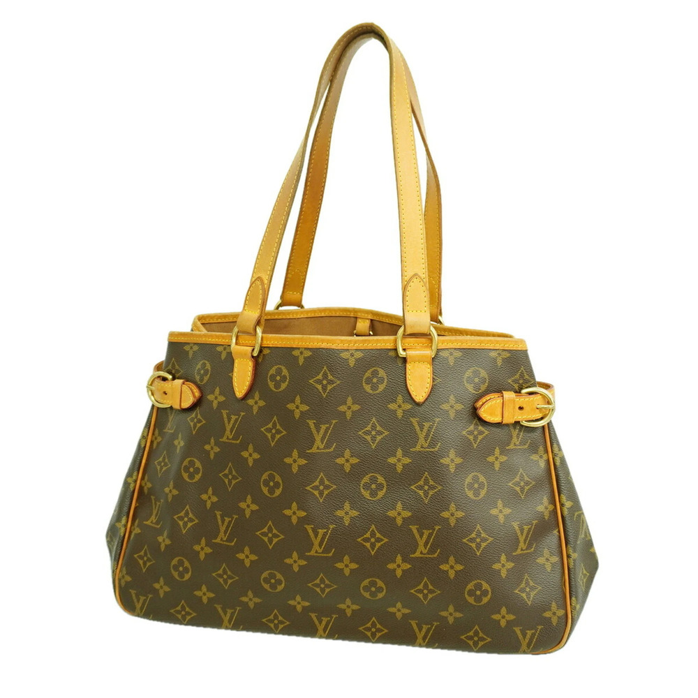 Louis Vuitton Monogram Batignolles Horizontal Tote Bag M51154 Brown Women's P...
